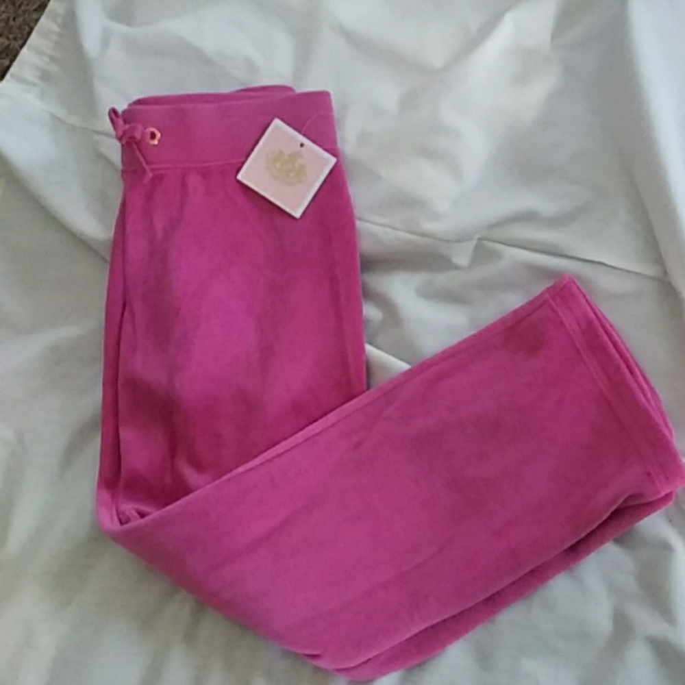 Juicy Couture Glamorous Pink Velour Original Pant
